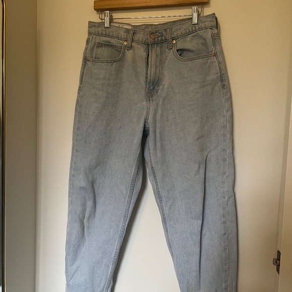 GAP high rise barrel jeans - Picture 1 of 3